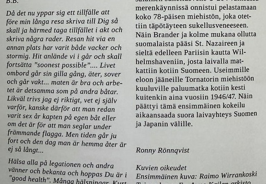 TORNATOR, lehtiartikkeli