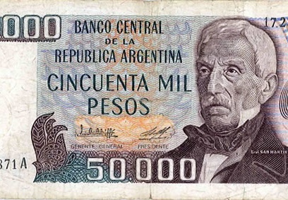 Argentina 50000 pesos
