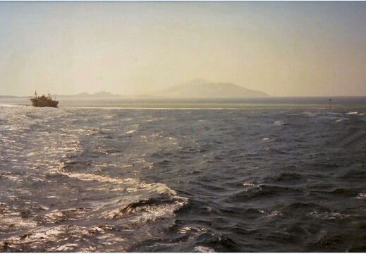 1986 ms Tellus OIPV Tiranan salmi ja hylky väylä tässä tosi kapea bnd Aqaba bay