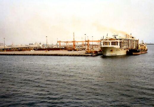 ms Tellus OIPV Jeddah Harbour Lampaankuljetusalus haisee1986