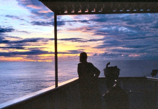 1979 ms Taurus OIIZ sunset Africa coast Walvis Bay