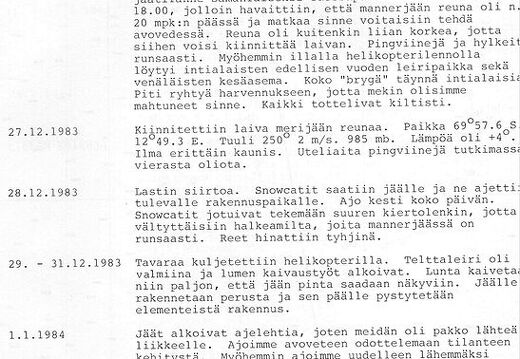 FINNPOLARIS, Antarktis 1