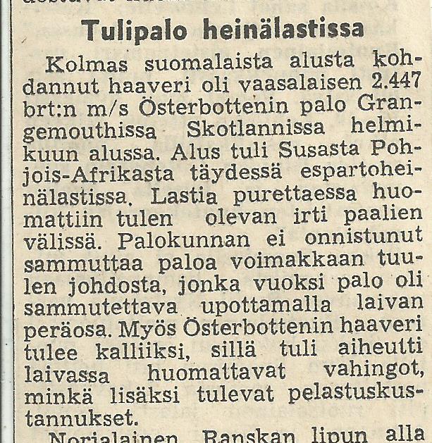 Helsingin Sanomat 1957