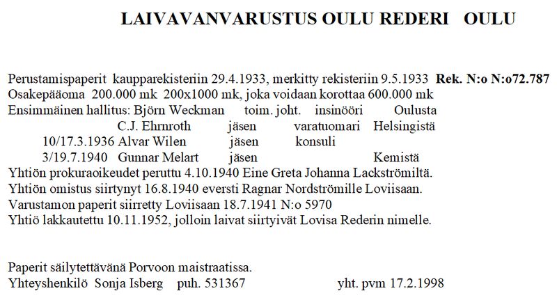 Oulu Rederi