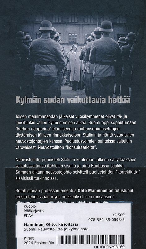 Suomi, Neuvostoliitto ja kylmä sota