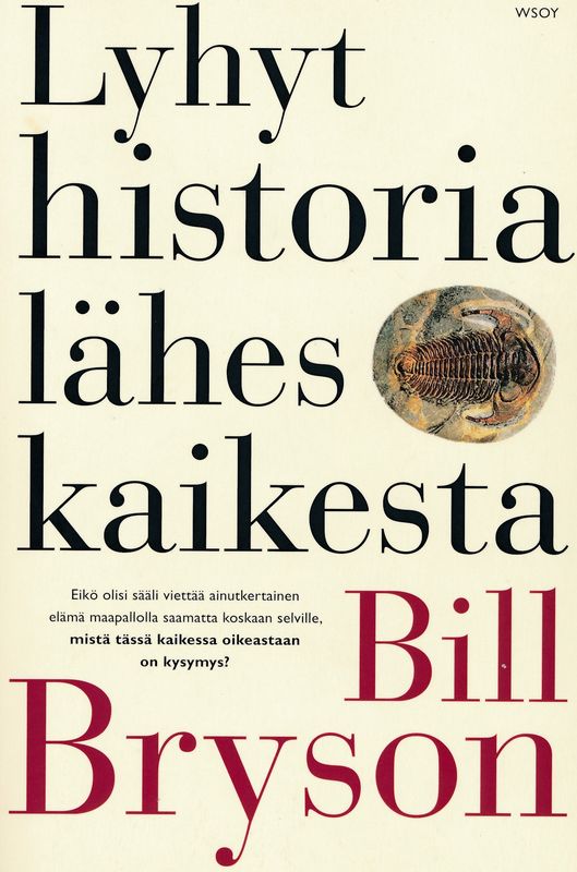 Bill Bryson: Lyhyt historia lähes kaikesta